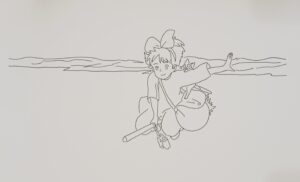 Kiki drawing (AVAILABLE SOON W COLOR)